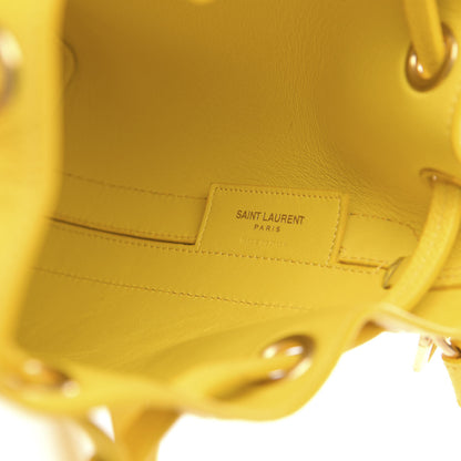 Saint Laurent Calfskin Small Emmanuelle Bucket Bag Soleil 6 of 9