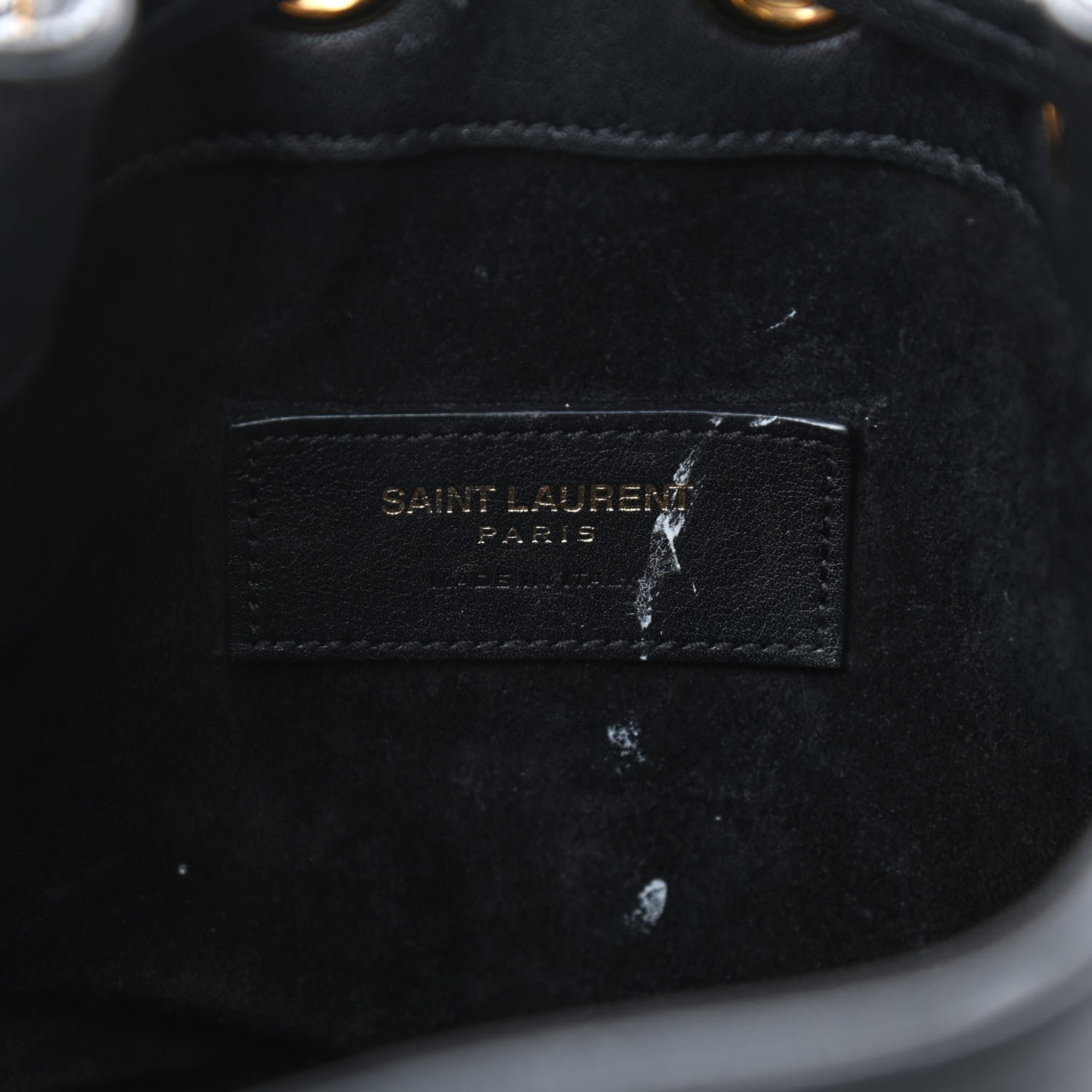 Saint Laurent Calfskin Small Emmanuelle Fringe Hobo Bag Black 6 of 8
