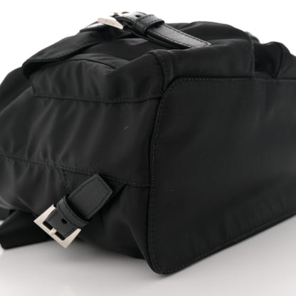 Prada Tessuto Nylon Saffiano Small Backpack Black 9 of 11