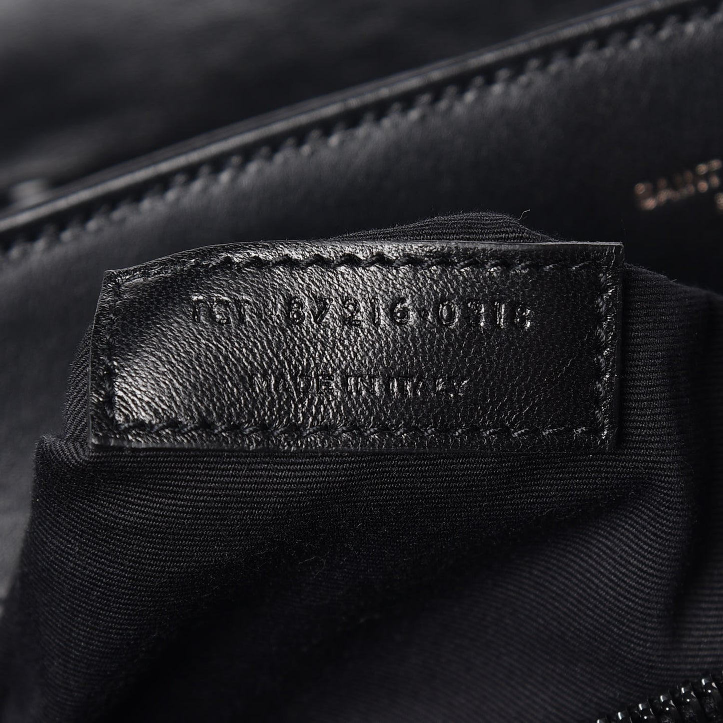 Calfskin Y Quilted Monogram Medium Loulou Chain Satchel Black