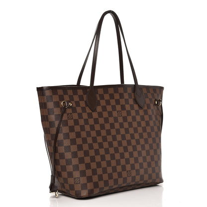 Louis Vuitton Damier Ebene Neo Neverfull MM Rose Ballerine 4 of 9
