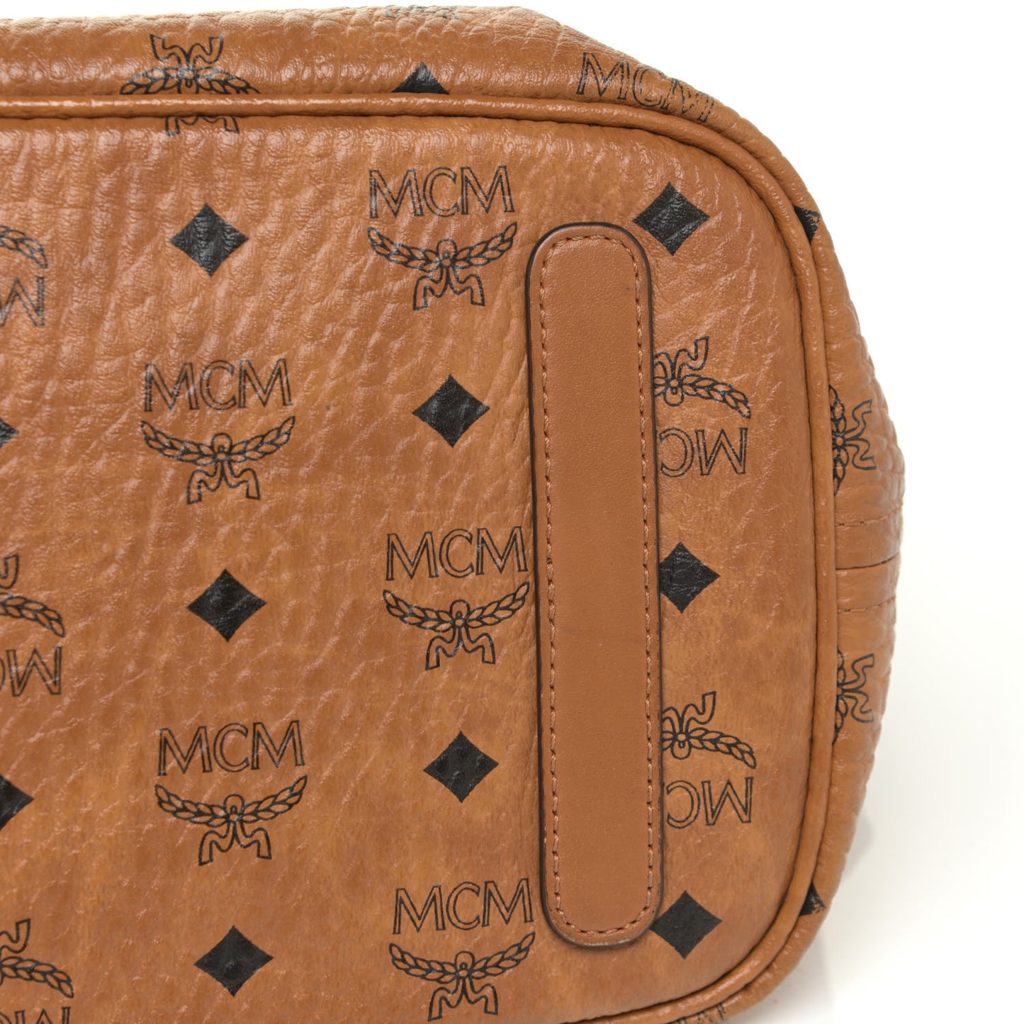 Visetos Medium Liz Reversible Shopper Tote Cognac