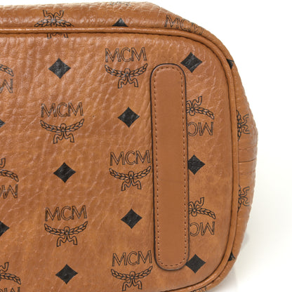 MCM Visetos Medium Liz Reversible Shopper Tote Cognac 15 of 19