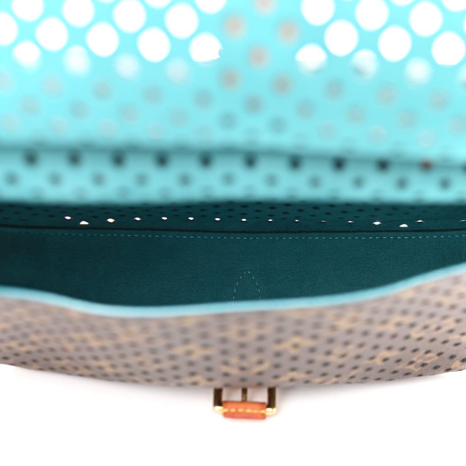 Louis Vuitton Monogram SC Flore Saumur Teal 5 of 12