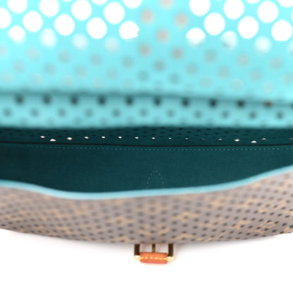 Louis Vuitton Monogram SC Flore Saumur Teal 5 of 12