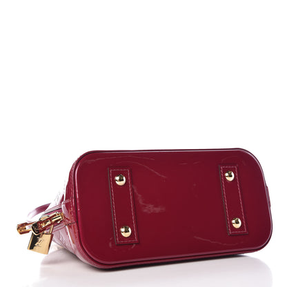 Louis Vuitton Vernis Alma BB Magenta 4 of 9