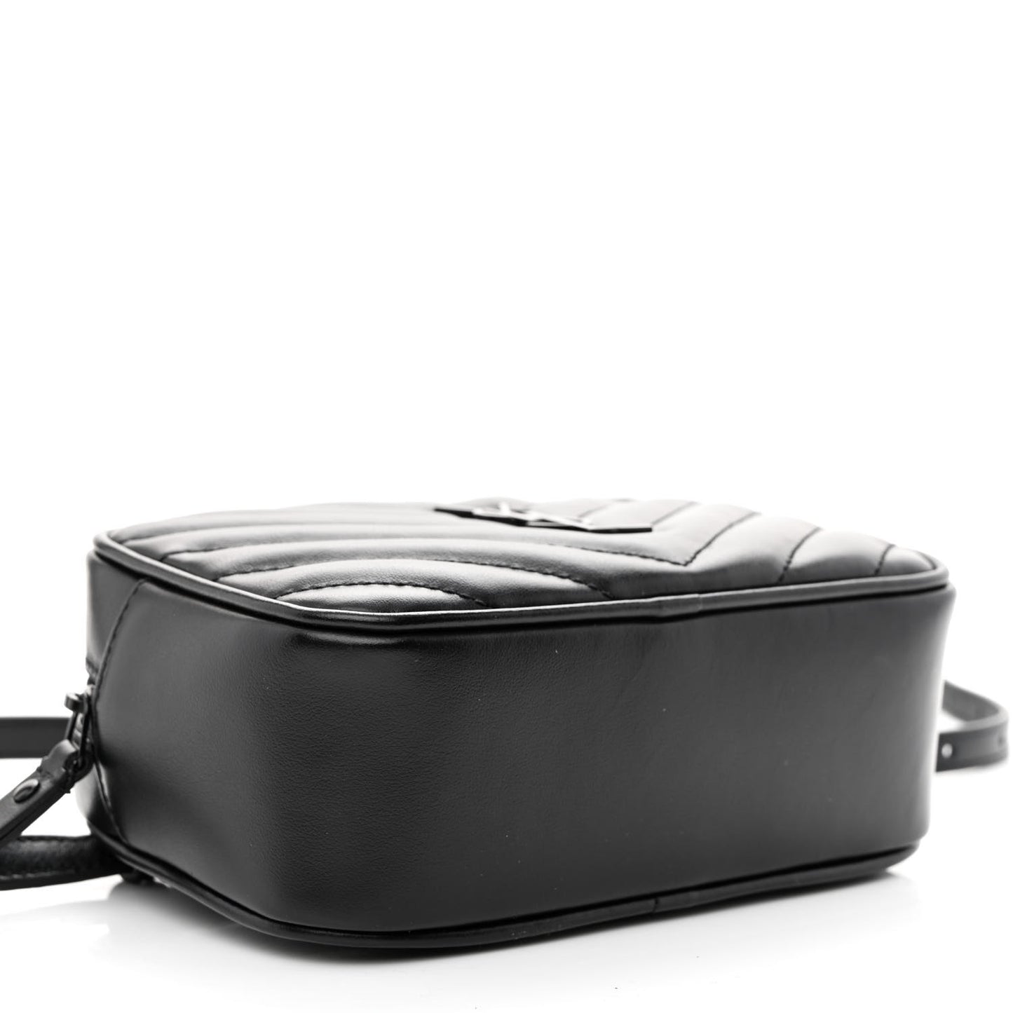 Calfskin Matelasse Monogram Lou Belt Bag Black