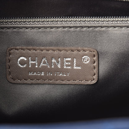 Chanel Caviar Quilted Grand Shopping Tote GST Dark Blue 11 of 22
