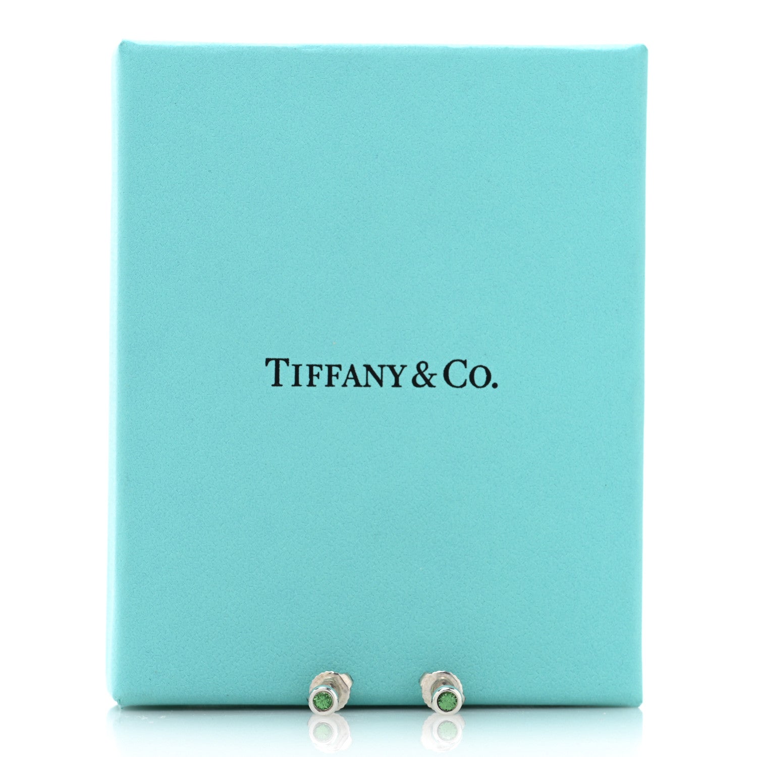 Tiffany Sterling Silver Tsavorite Color By The Yard Earrings 5 of 5