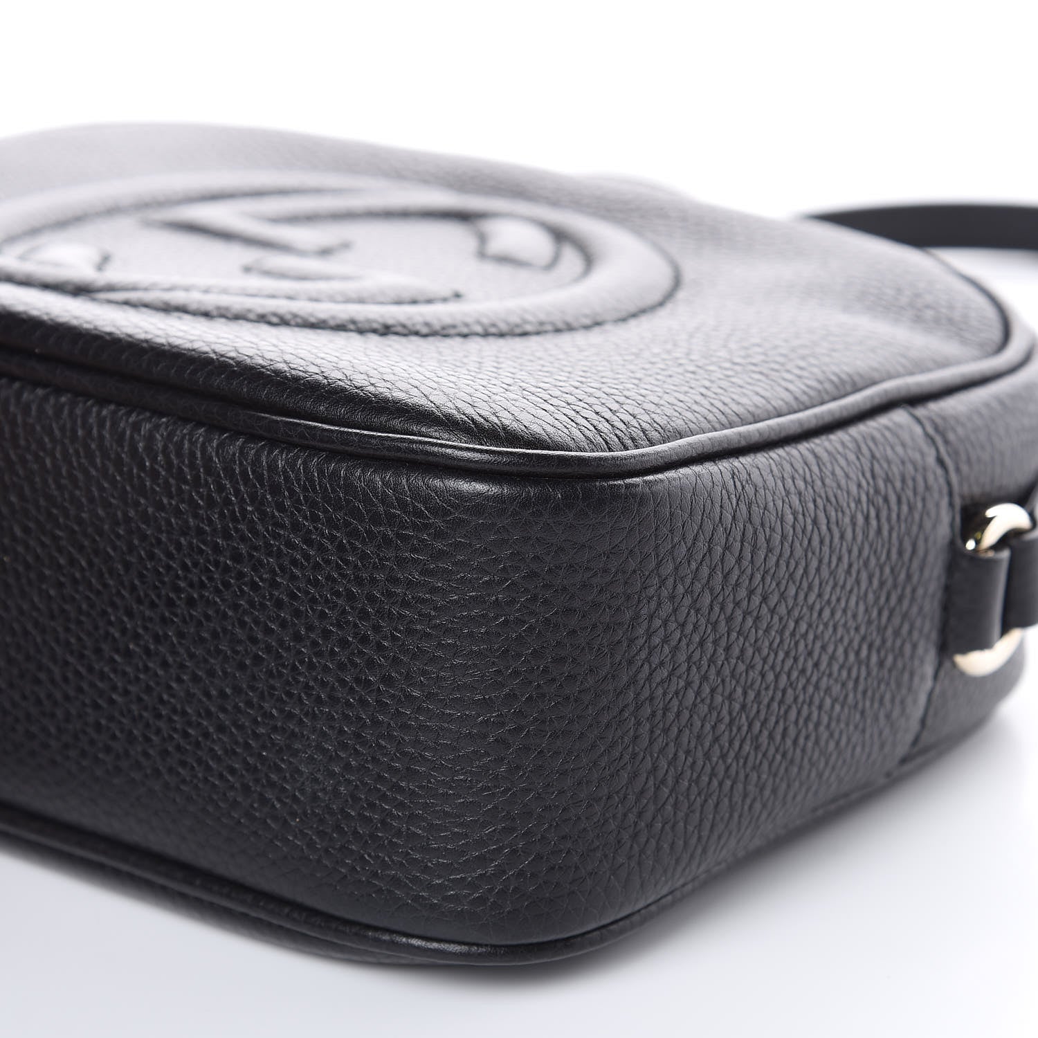 Gucci Pebbled Calfskin Small Soho Disco Bag Black 9 of 9