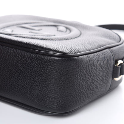 Gucci Pebbled Calfskin Small Soho Disco Bag Black 9 of 9