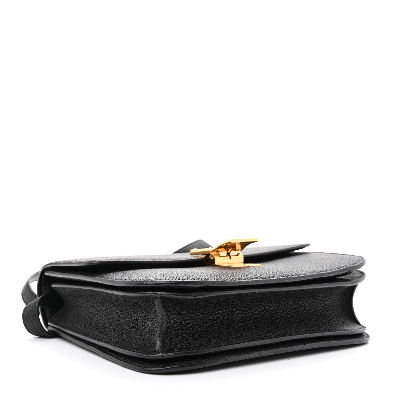 Celine Goatskin Medium Classic Box Flap Bag Black 4 of 13