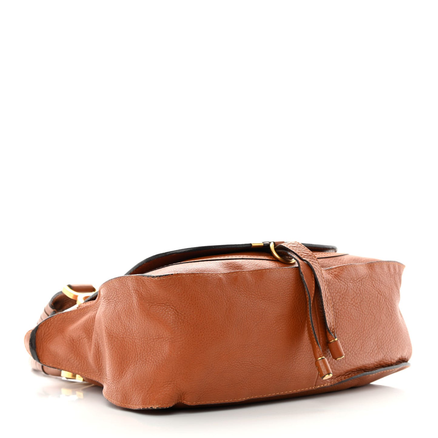 Calfskin Medium Marcie Satchel Tan