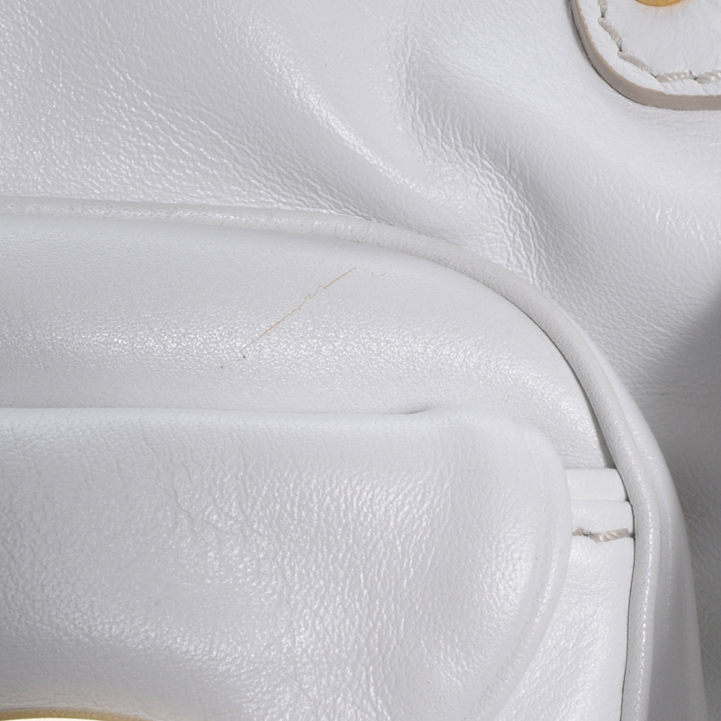 Leather Lola Satchel Ivory