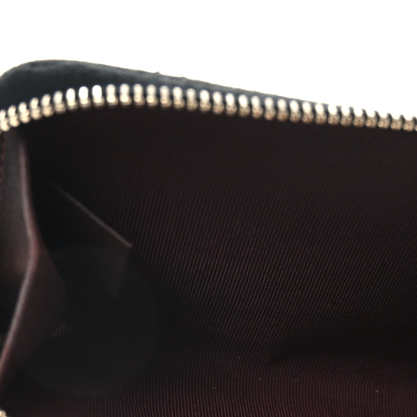 Lambskin Quilted Key Holder Case Black