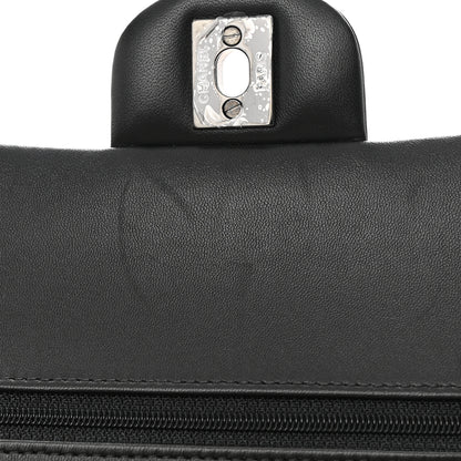 Chanel Lambskin Quilted Medium Double Flap So Black 17 of 18