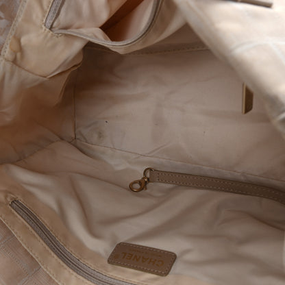Chanel Nylon Small Travel Tote Beige 12 of 13