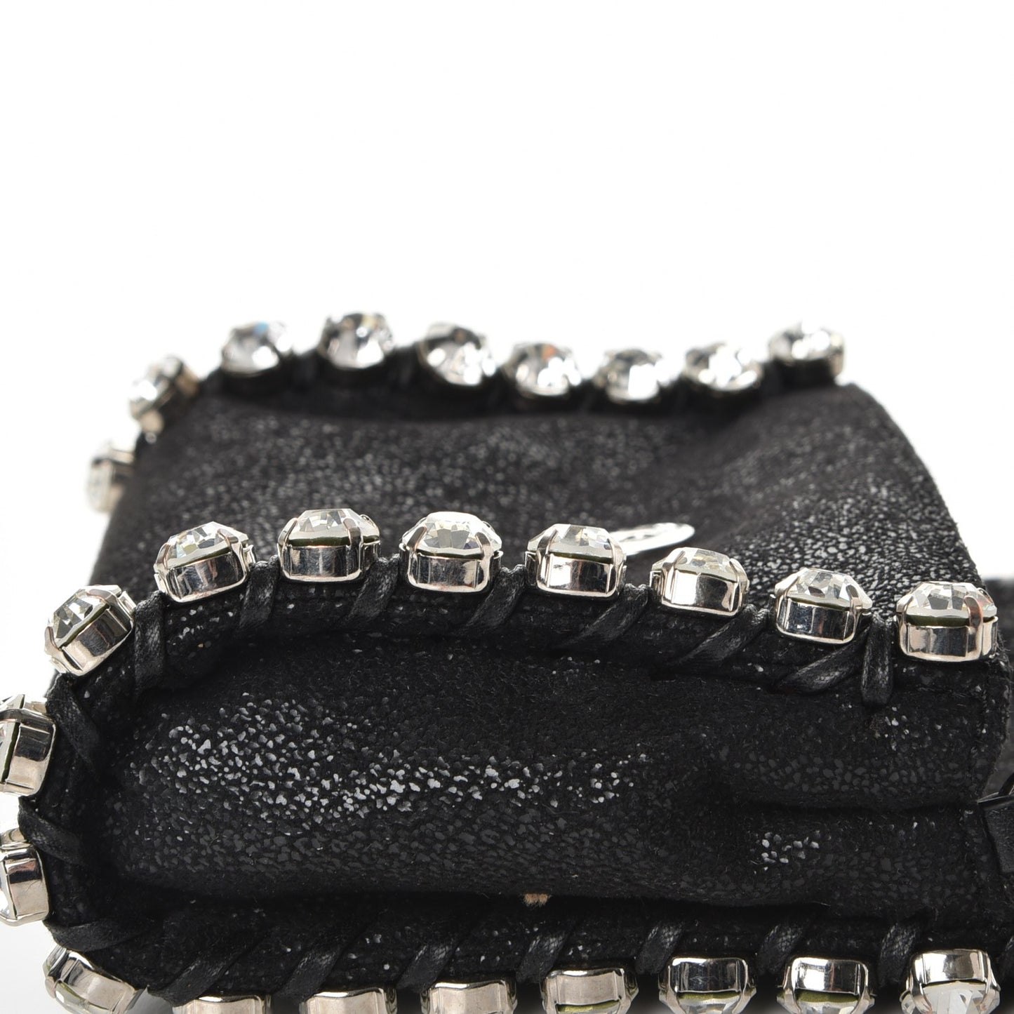 Shaggy Deer Tiny Falabella Crystal Crossbody Black