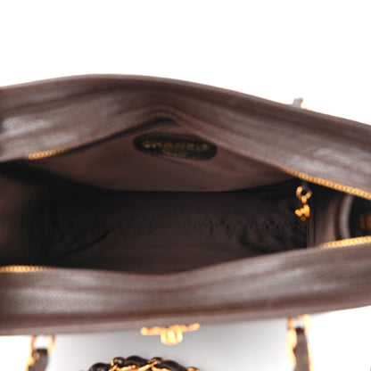 Chanel Caviar Shoulder Bag Dark Brown 5 of 10