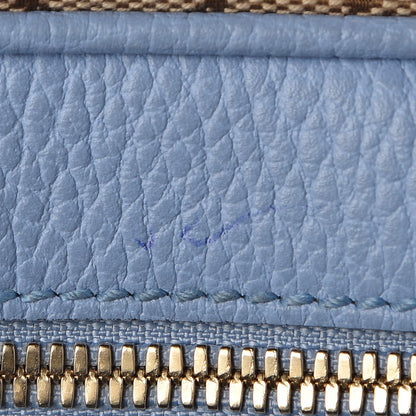 Gucci Monogram Mini Bree Messenger Bag Beige Mineral Blue 8 of 8