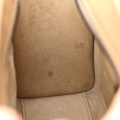 Celine Drummed Calfskin Nano Luggage Dune 11 of 12