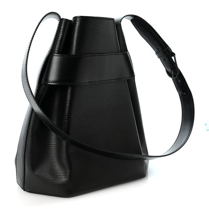 Louis Vuitton Epi Sac D'epaule Black 3 of 9