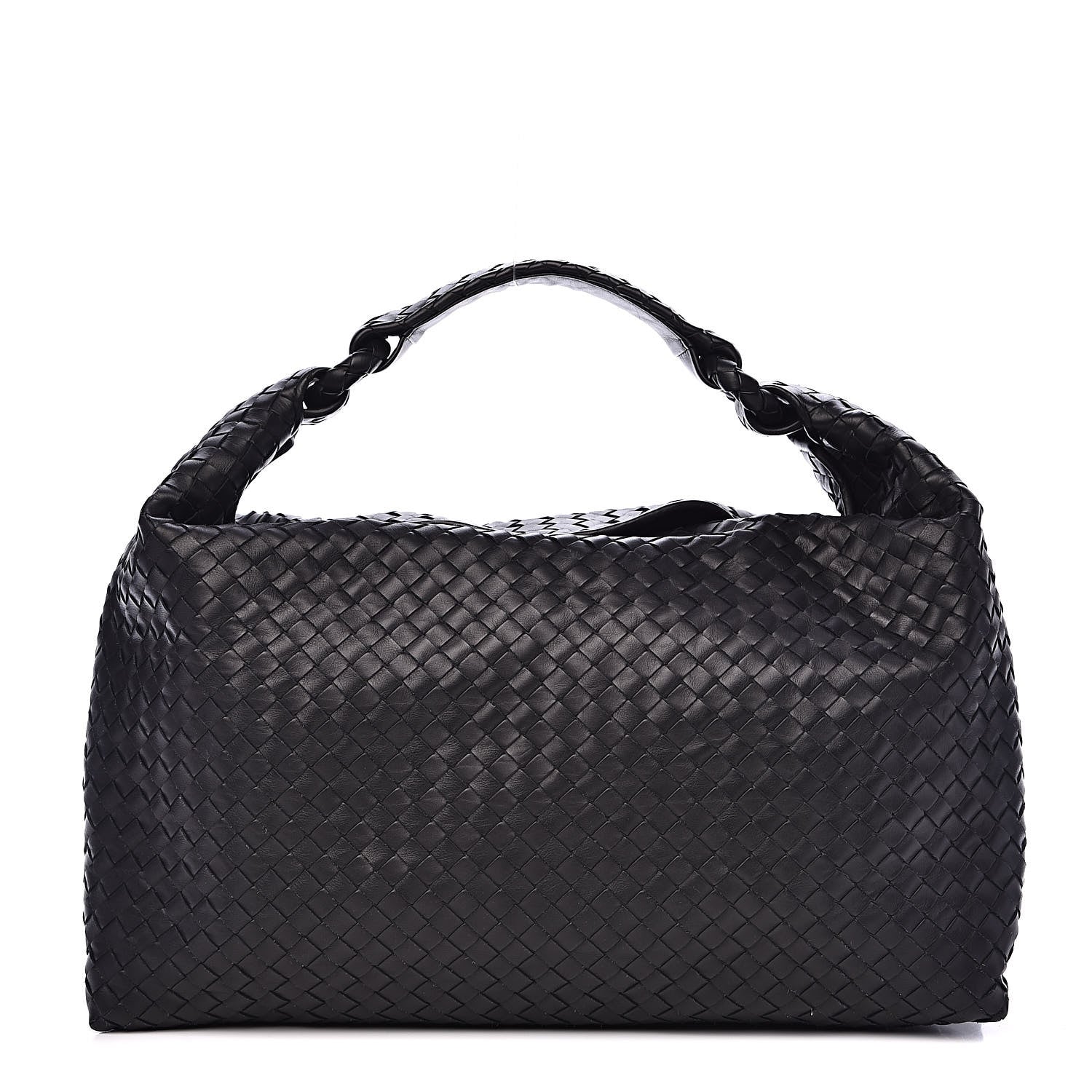 Bottega Veneta Nappa Intrecciato Sloane Hobo Black 1 of 10