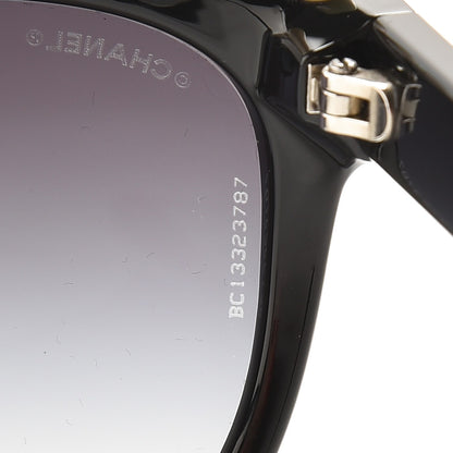 Chanel Freshwater Cultured Pearl Butterfly Sunglasses 6040-H Black 7 of 9