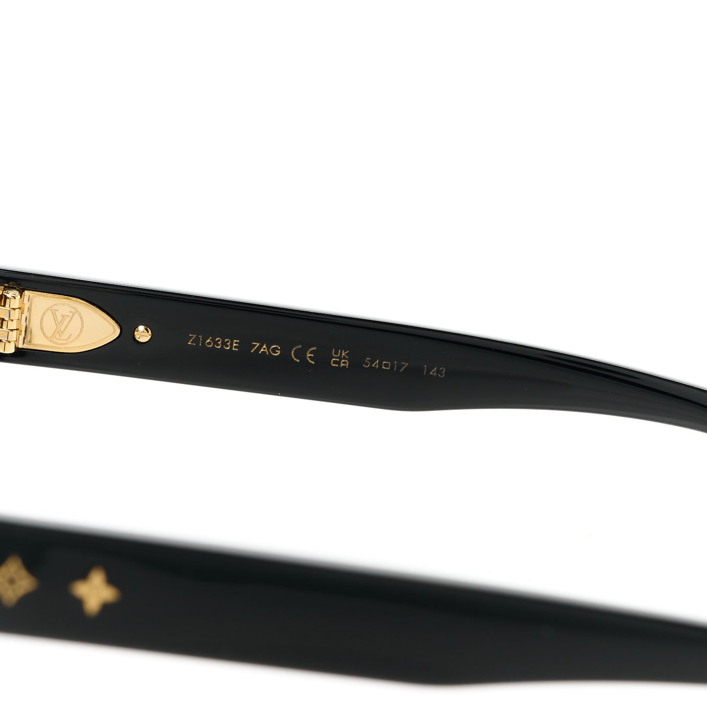 Acetate My Monogram Anti-Blue Light Sunglasses Z1633W Black