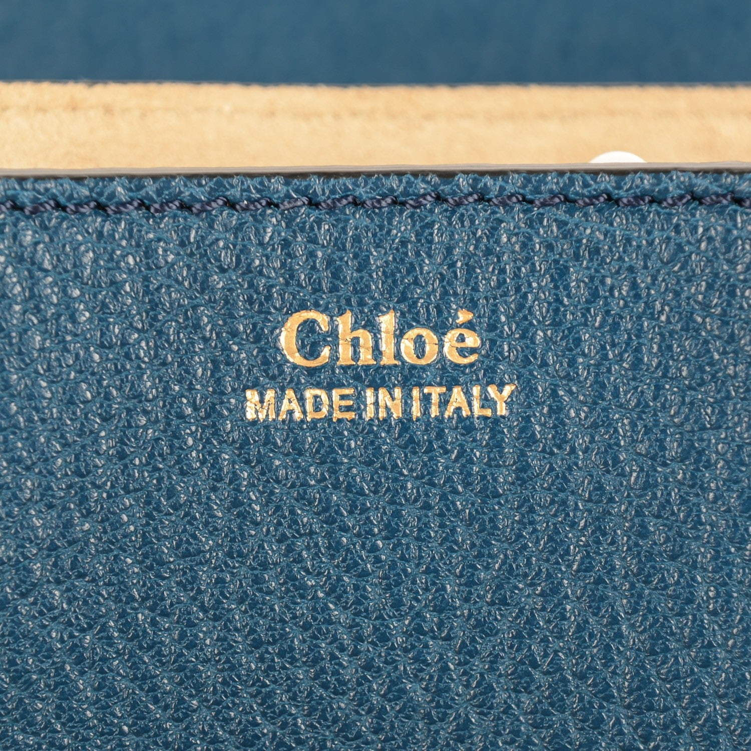 Chloe Grained Lambskin Mini Drew Shoulder Bag Factory Blue 6 of 9