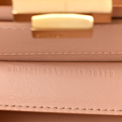 Fendi Vitello Seta Shiny Nappa Medium Peekaboo I SEE U Satchel Miele Scuro Light Rose 7 of 10