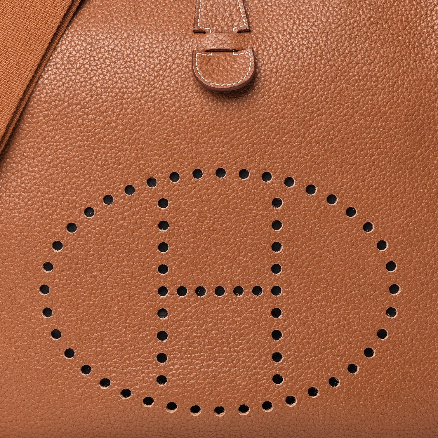 Hermes Taurillon Clemence Evelyne III GM Gold 8 of 13