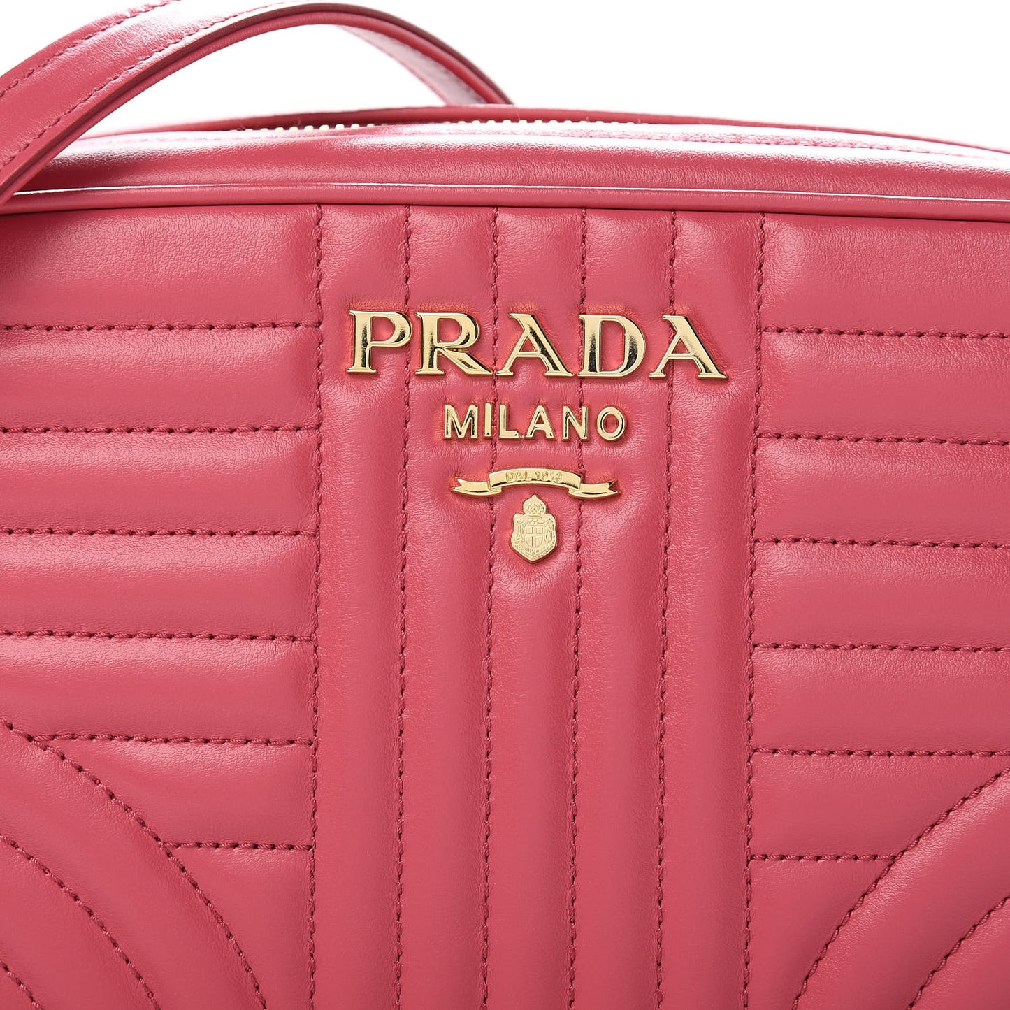 Soft Calfskin Diagramme Crossbody Bag Peonia