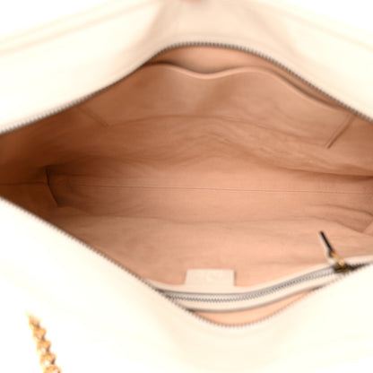 Gucci Vintage Calfskin Matelasse Medium GG Marmont Slim Tote White 5 of 11