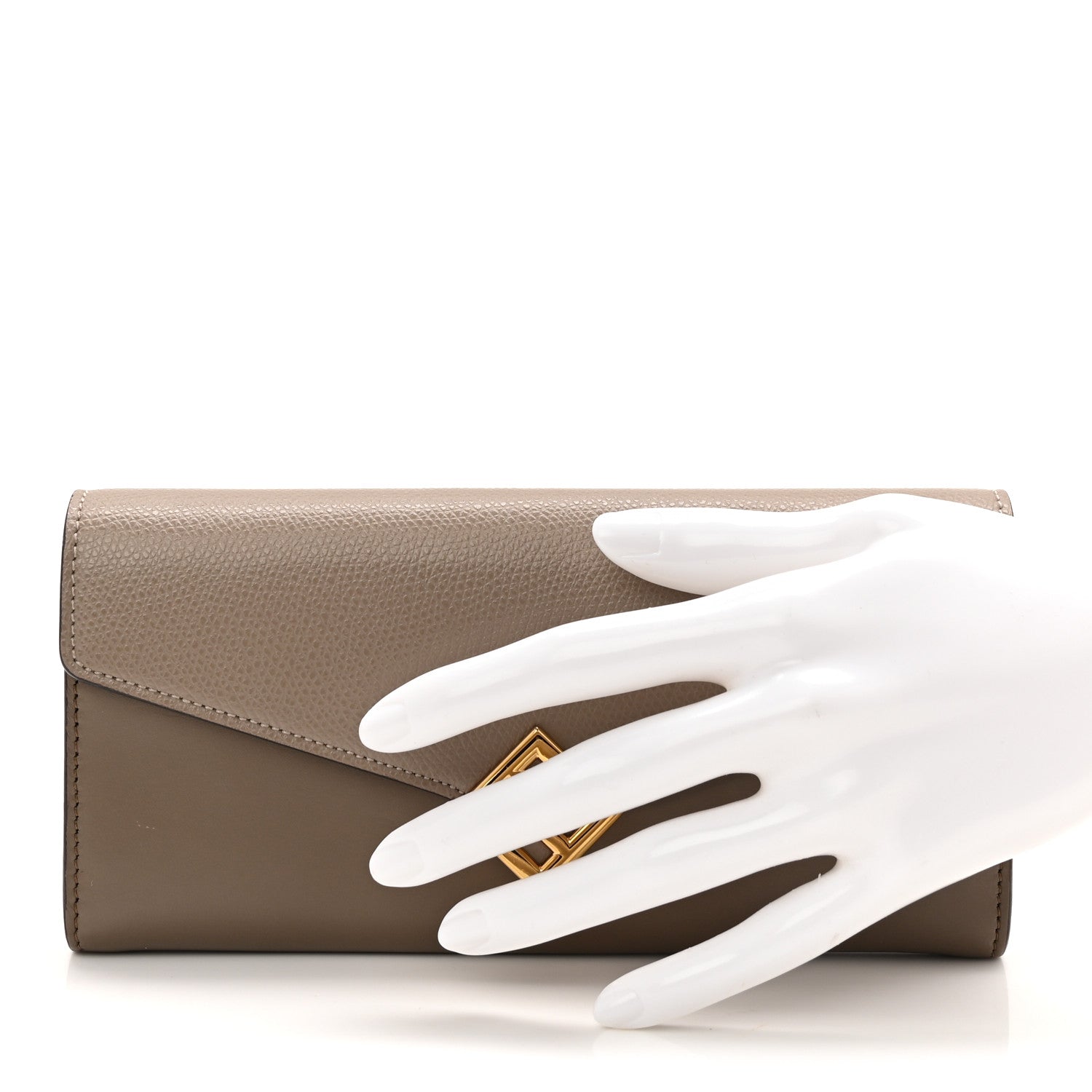Fendi Vitello Cruise F is Fendi Continental Envelope Wallet Tortora 2 of 7