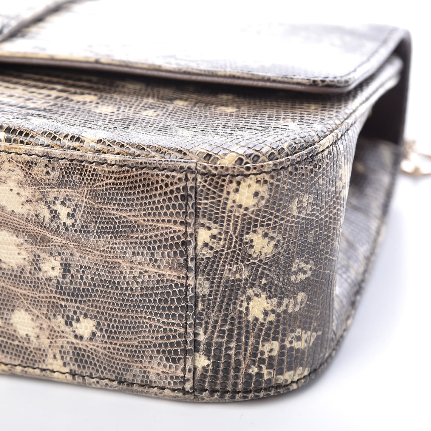 Lizard Medium Miss Dior Flap