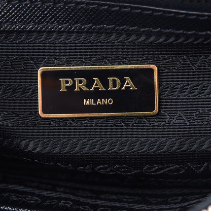 Prada Saffiano Small Galleria Double Zip Tote Black 8 of 20