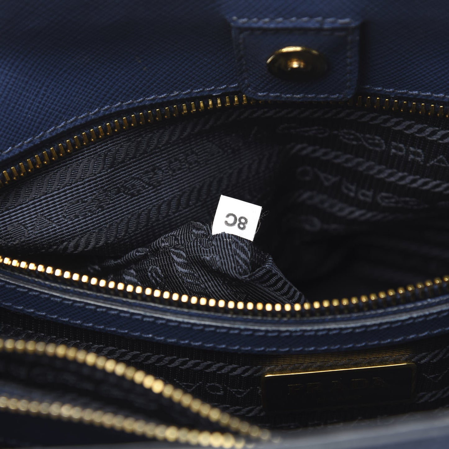 Saffiano Lux Large Tote Bluette