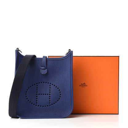 Hermes Taurillon Maurice Amazone Evelyne TPM Bleu Saphir Blue Indigo 11 of 11