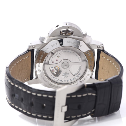 Panerai Stainless Steel Alligator 44mm 1950 3 Days GMT Power Reserve Automatic Watch Black PAM00321 5 of 11