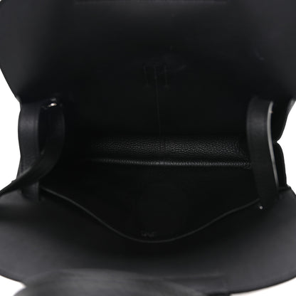 Hermes Taurillon Clemence Halzan 31 Black Black 5 of 11