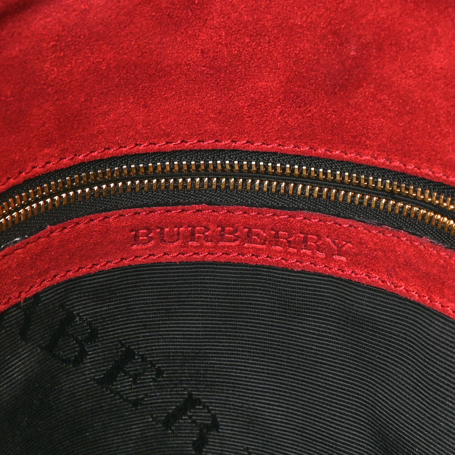 Burberry Signature Grain Large Mildenhall Shoulder Bag Red 6 of 8