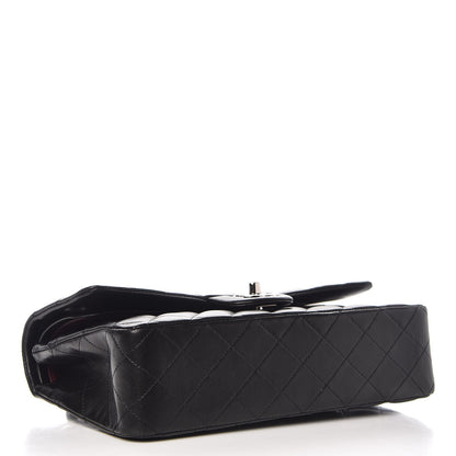 Chanel Lambskin Quilted Medium Double Flap Black 5 of 10
