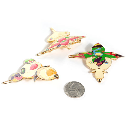 Louis Vuitton Murakami Hair Barrettes 3 5 of 7