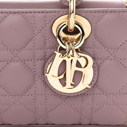 Christian Dior Lambskin Cannage Small Lady D-Joy Peony Pink 9 of 11