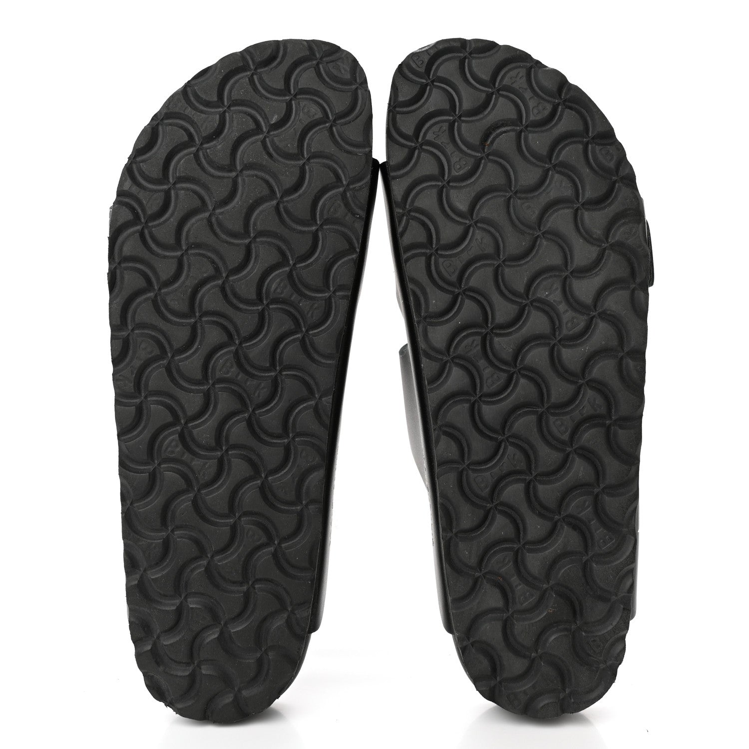 Valentino Garavani Calfskin VLTN Birkenstock Slide Sandals 39 Black 6 of 9