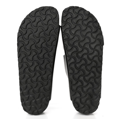 Valentino Garavani Calfskin VLTN Birkenstock Slide Sandals 39 Black 6 of 9