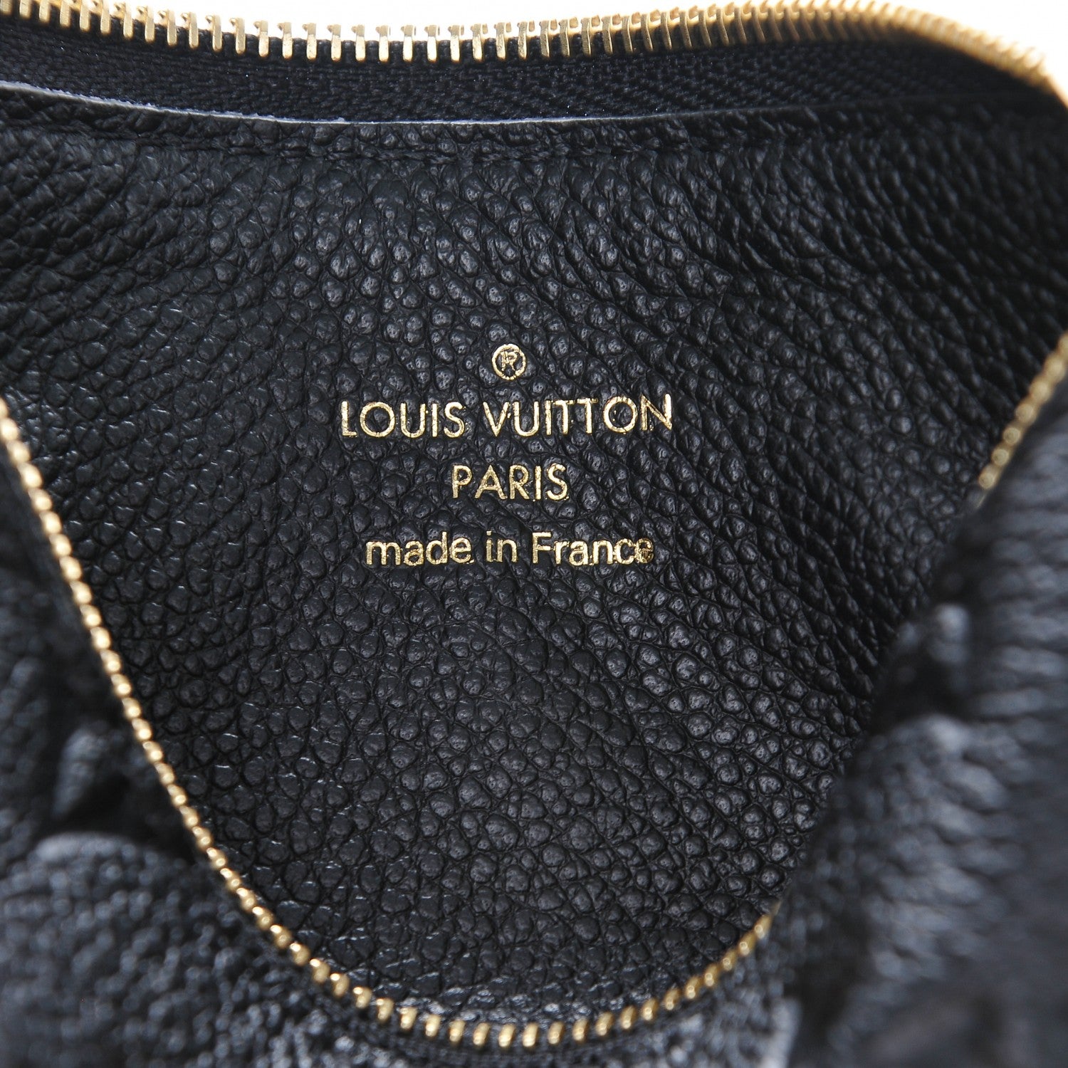 Louis Vuitton Empreinte Curieuse Wallet Zippered Insert Black 6 of 6