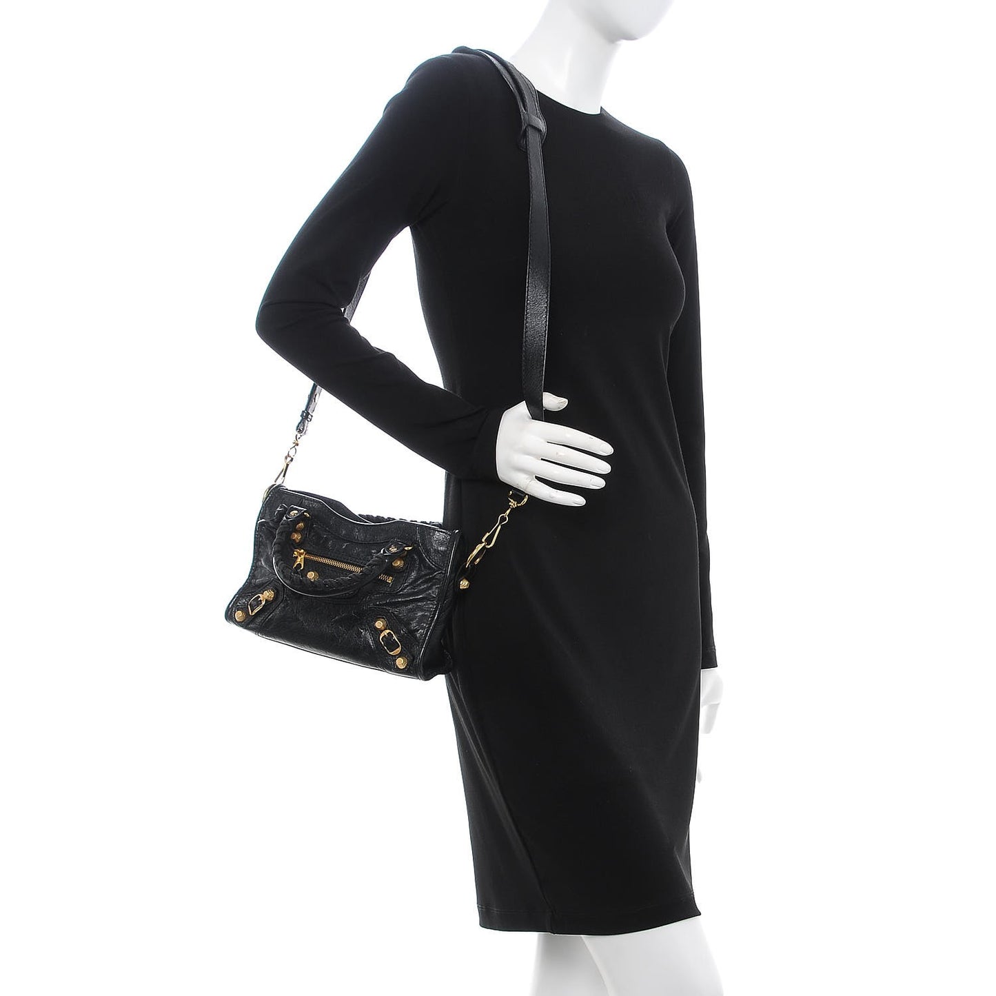 Agneau Giant 12 Gold Hardware Mini City Black
