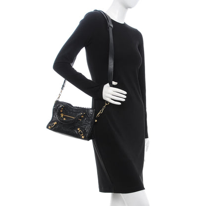 Balenciaga Agneau Giant 12 Gold Hardware Mini City Black 3 of 8
